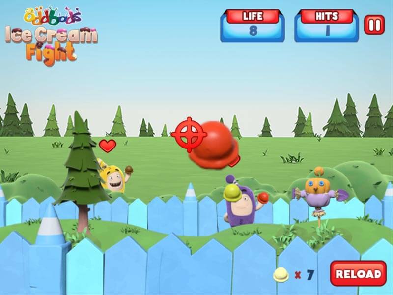 Oddbods Ice Cream Fight