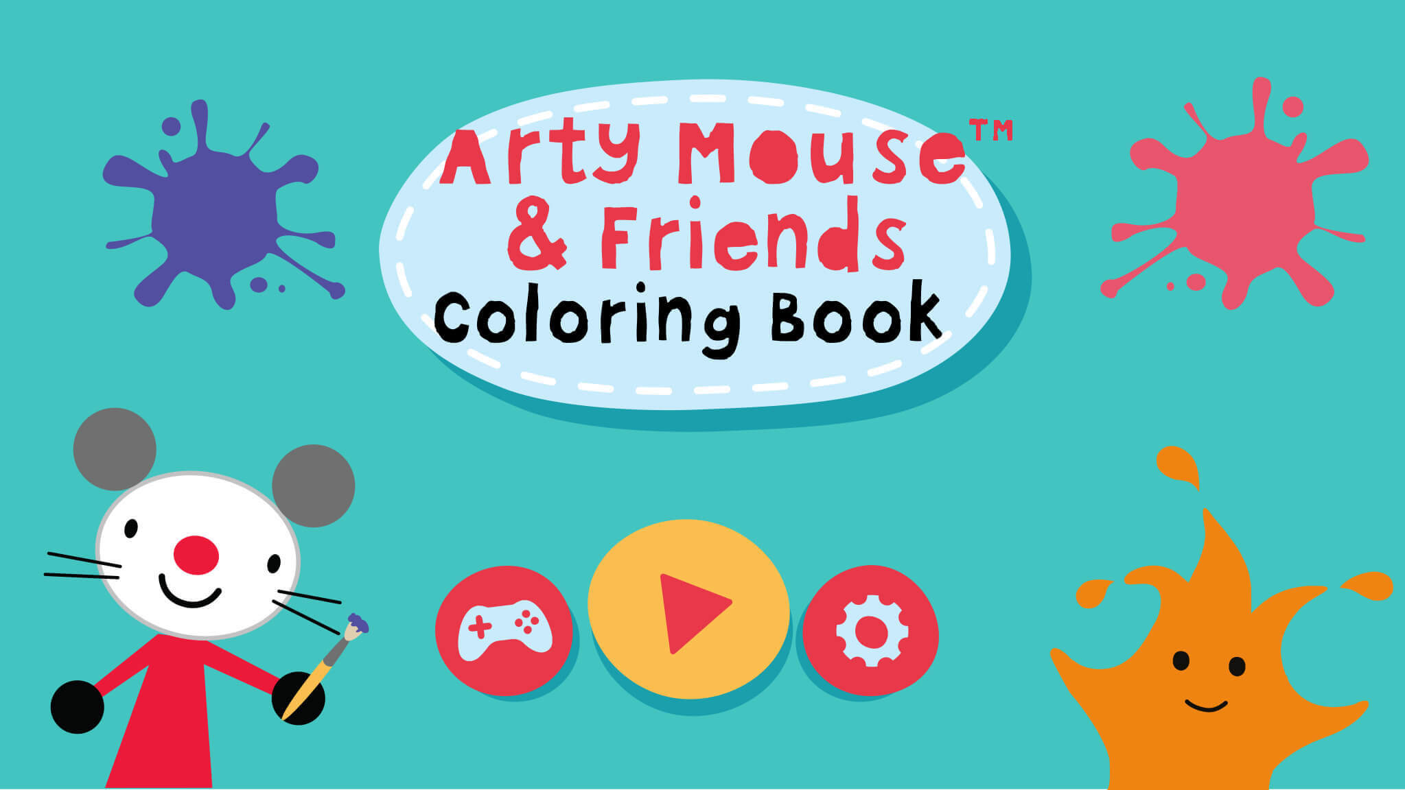 Arty Mouse and Friends Coloring Book